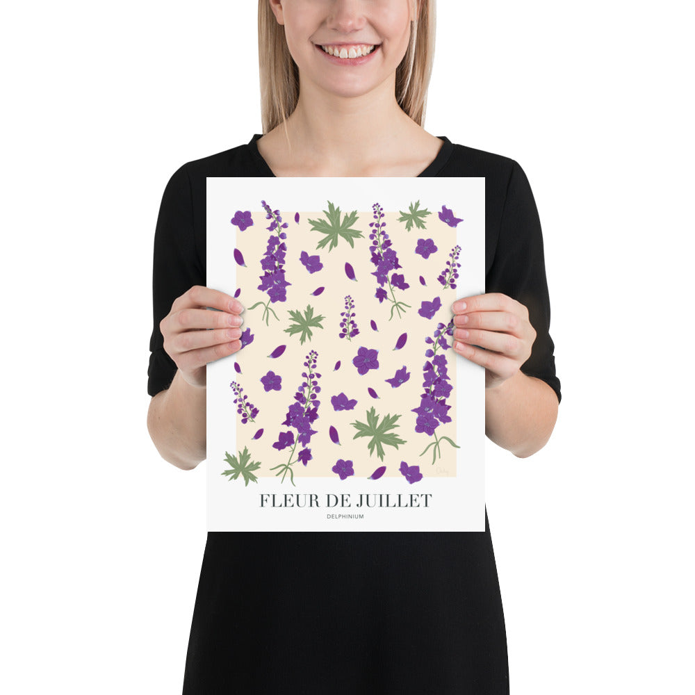 Illustration - Fleur de juillet