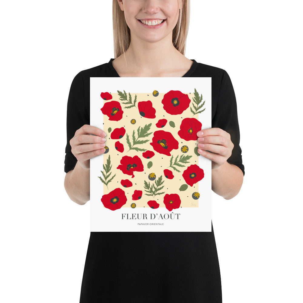 Illustration - Fleur d'août