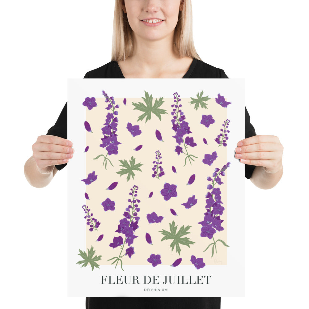 Illustration - Fleur de juillet