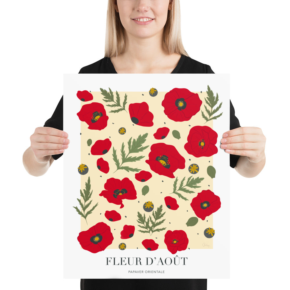 Illustration - Fleur d'août