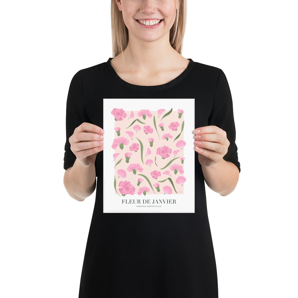 Illustration - Fleur de janvier