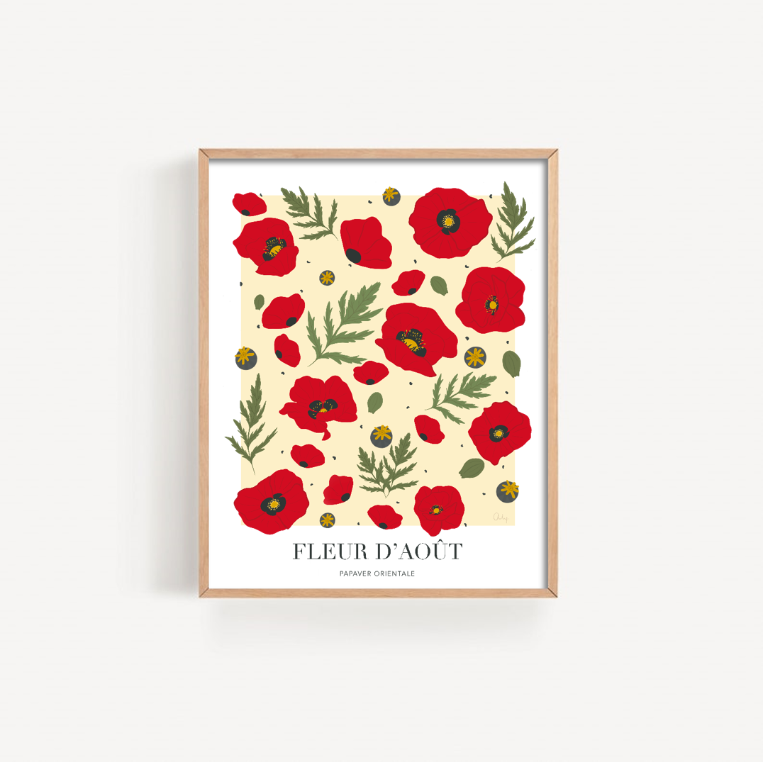 Illustration - Fleur d'août
