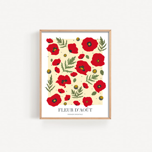 Illustration - Fleur d'août