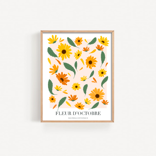 Illustration - Fleur d'octobre