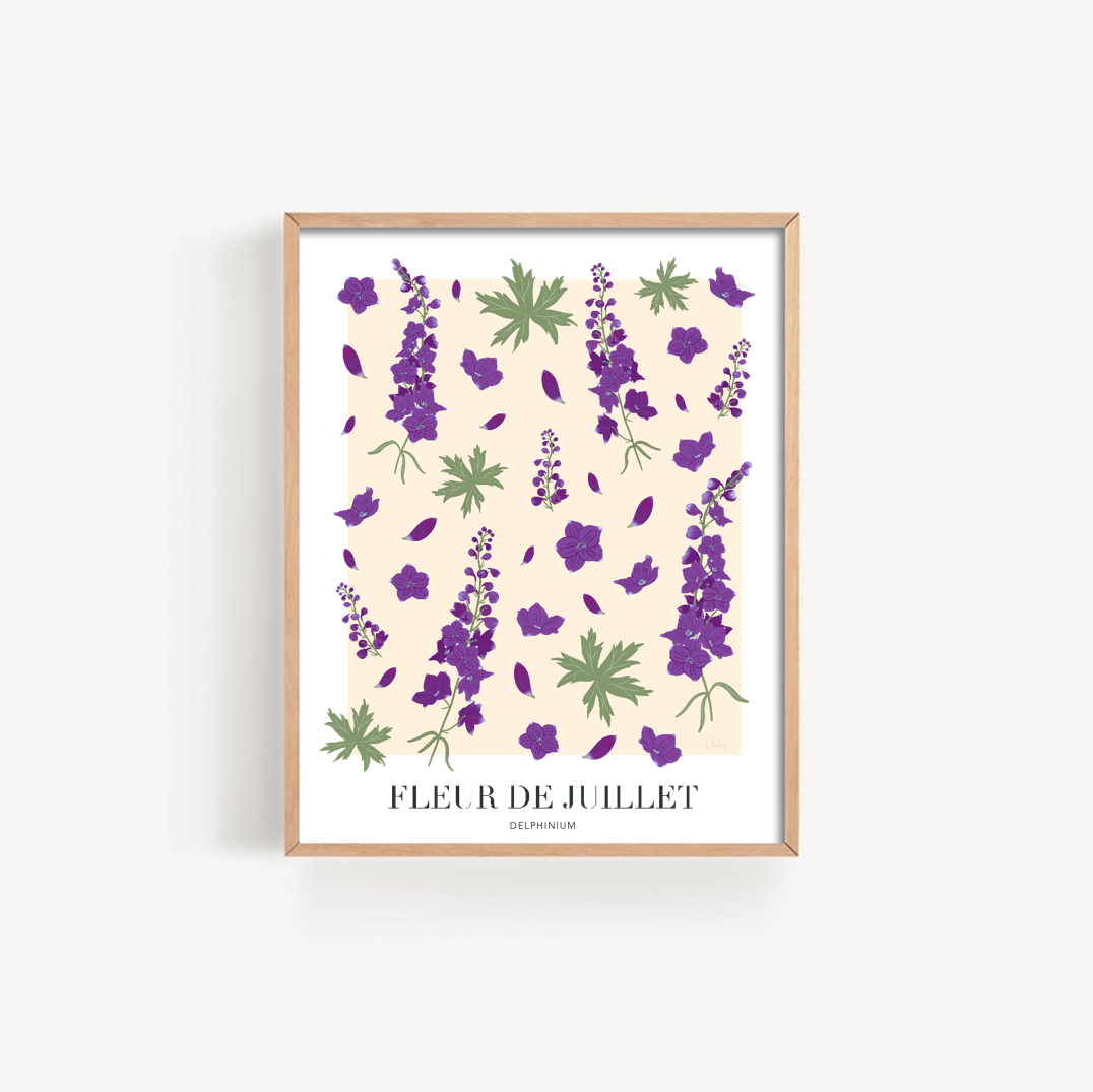 Illustration - Fleur de juillet