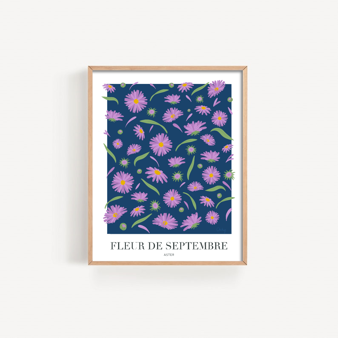 Illustration - Fleur de septembre