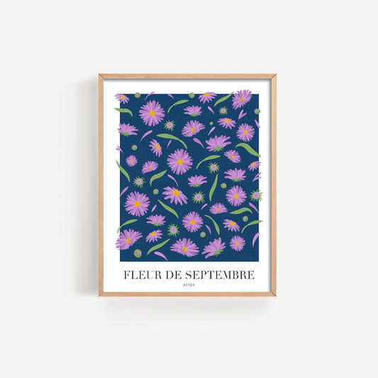 Illustration - Fleur de septembre