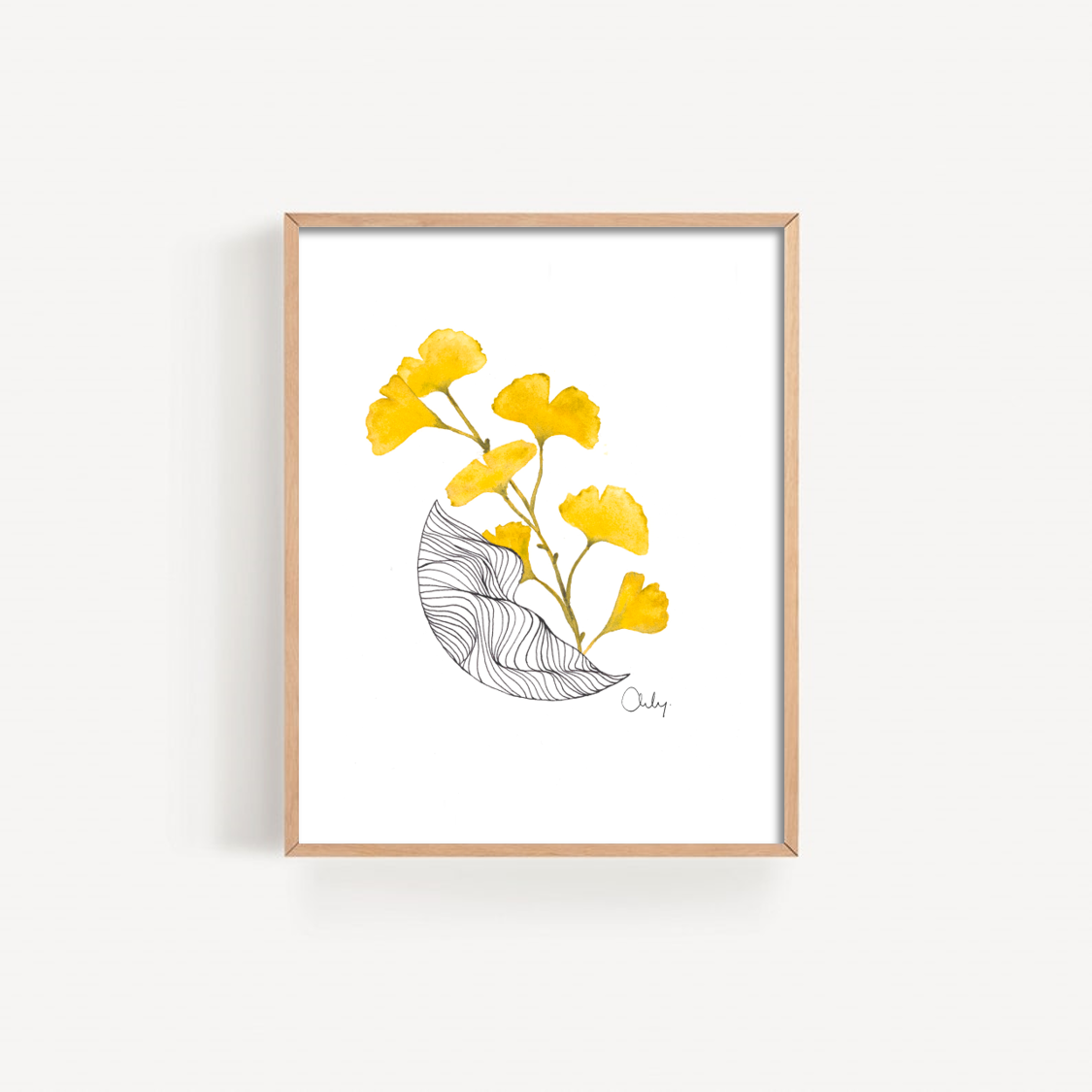 Art imprimable - Gingko